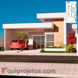 Fachada de casa - Plantas de casas