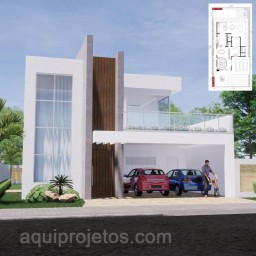 Fachada de casa - Plantas de casas