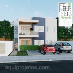 Fachada de casa - Plantas de casas