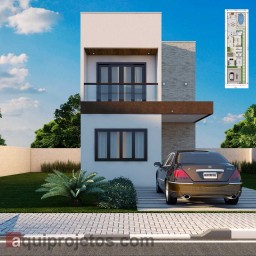 Fachada de casa - Plantas de casas