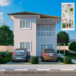 Fachada de casa - Planta de casa