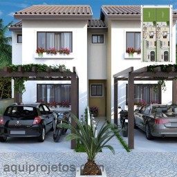 Fachada de casa - Planta de casa