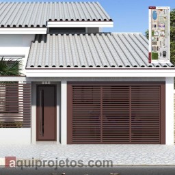 Fachada de casa - Plantas de casas