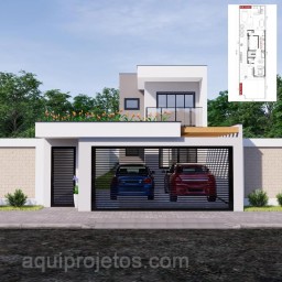 Fachada de casa - Planta de casa