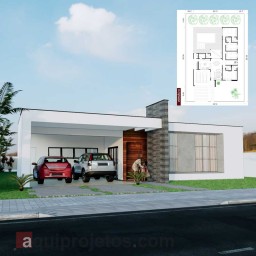 Fachada de casa - Planta de casa