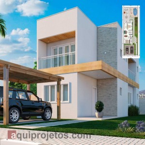 Fachada de casa - Plantas de casas