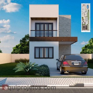 Planta Pronta De Casa Com Piscina E Churrasqueira Aquiprojetos