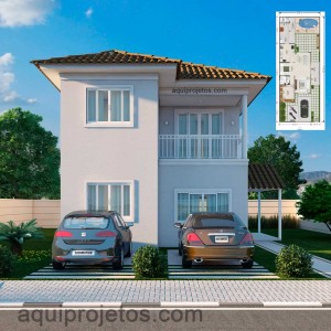 Fachada de casa - Planta de casa