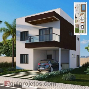 Fachada de casa - Plantas de casas