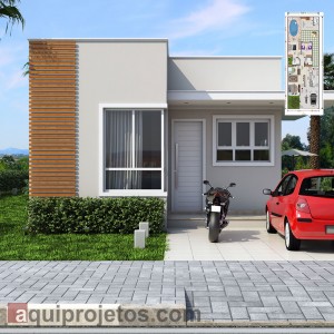 Fachada de casa - Planta de casa