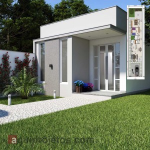 Fachada de casa - Plantas de casas