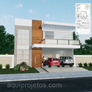 Fachada de casa - Plantas de casas