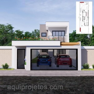 Fachada de casa - Planta de casa