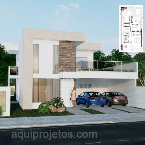 Fachada de casa - Plantas de casas