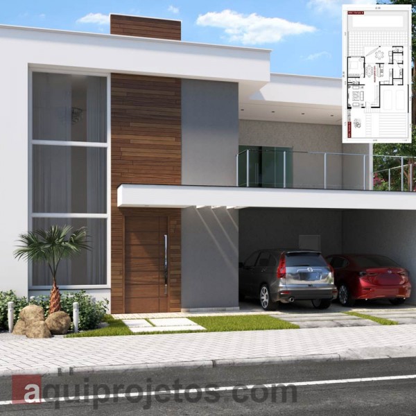 Fachada de casa - Plantas de casas