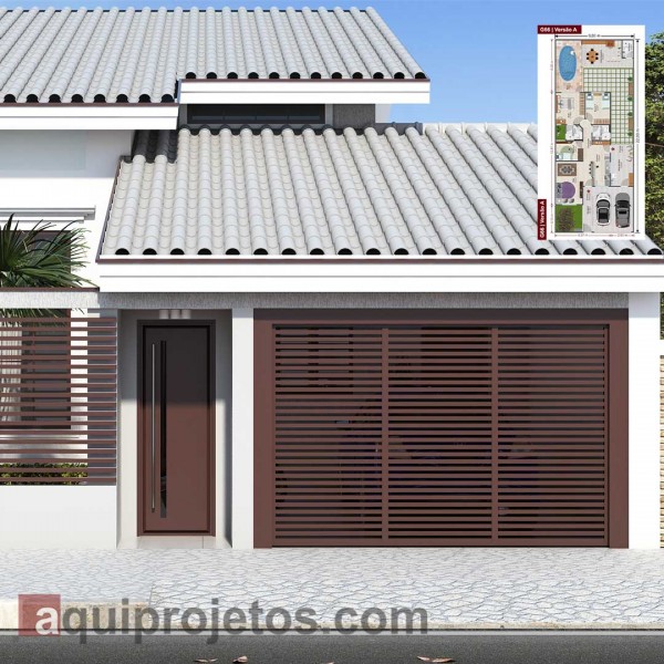 Fachada de casa - Planta de casa