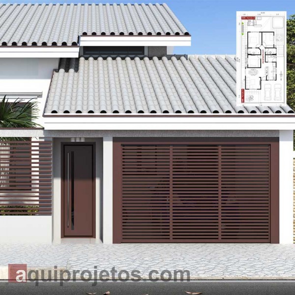 Fachada de casa - Plantas de casas