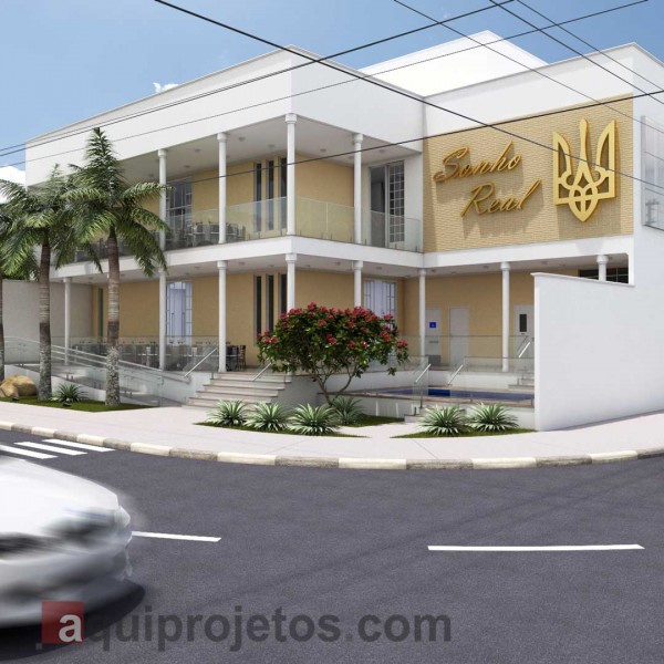 Fachada de casa - Plantas de casas