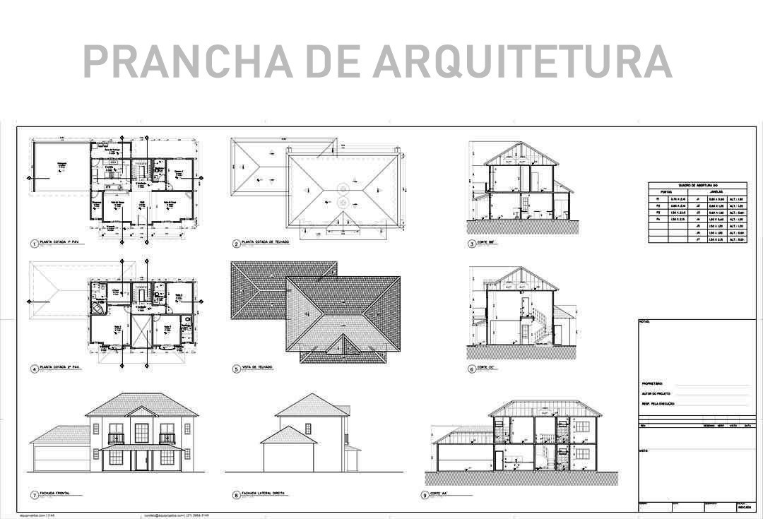 Qual a diferença entre a Planta Baixa e o Projeto Arquitetônico?