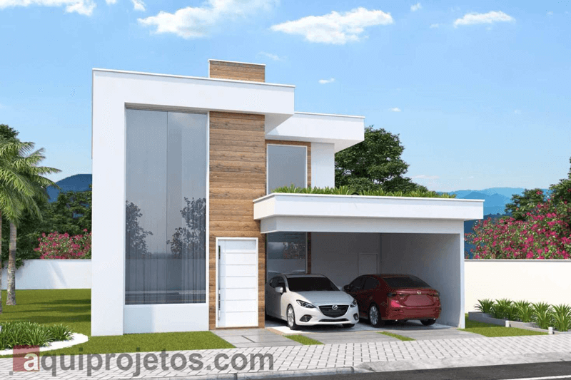 Fachadas de casas - Aquiprojetos